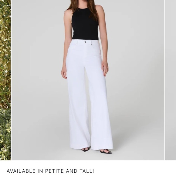 SPANX Denim - SPANX Wide Leg Jeans White
